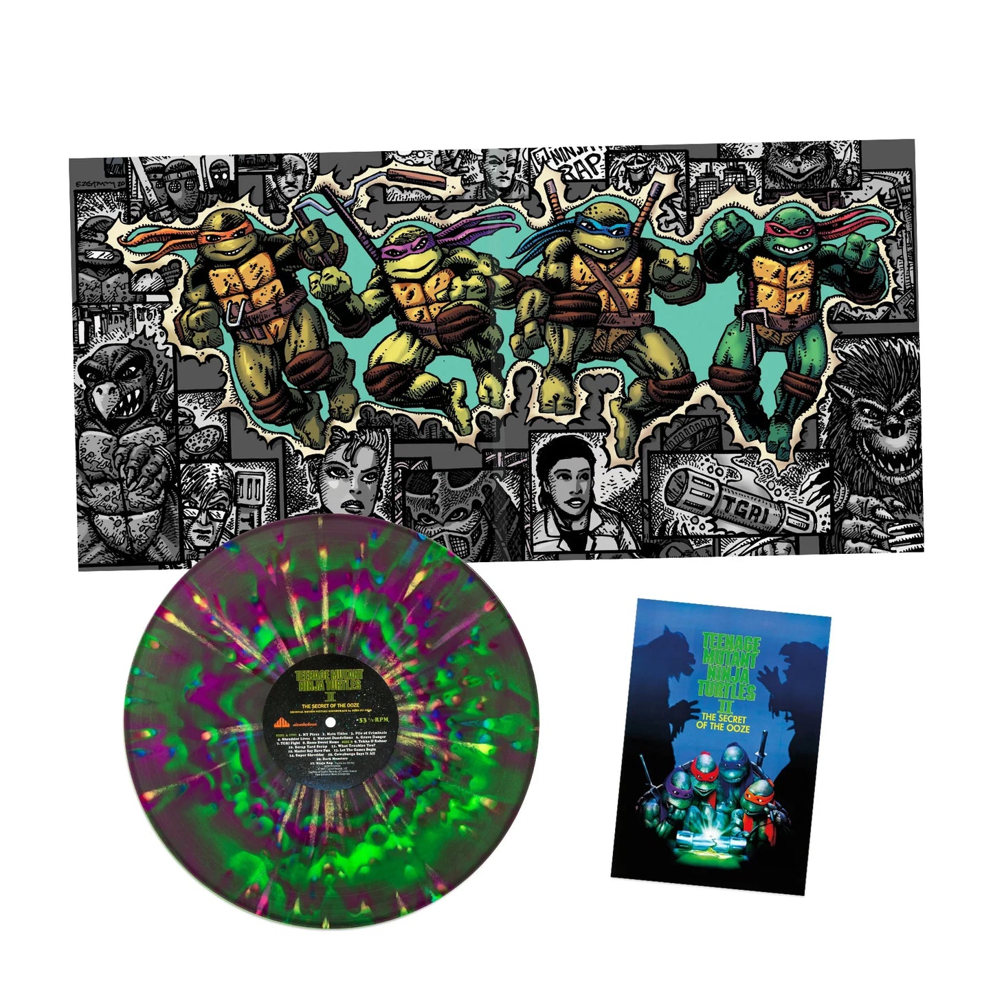Teenage Mutant Ninja Turtles Part II: The Secret of the Ooze (Limited Edition "Super Shredder & Turtle Brawl" Colored Vinyl)