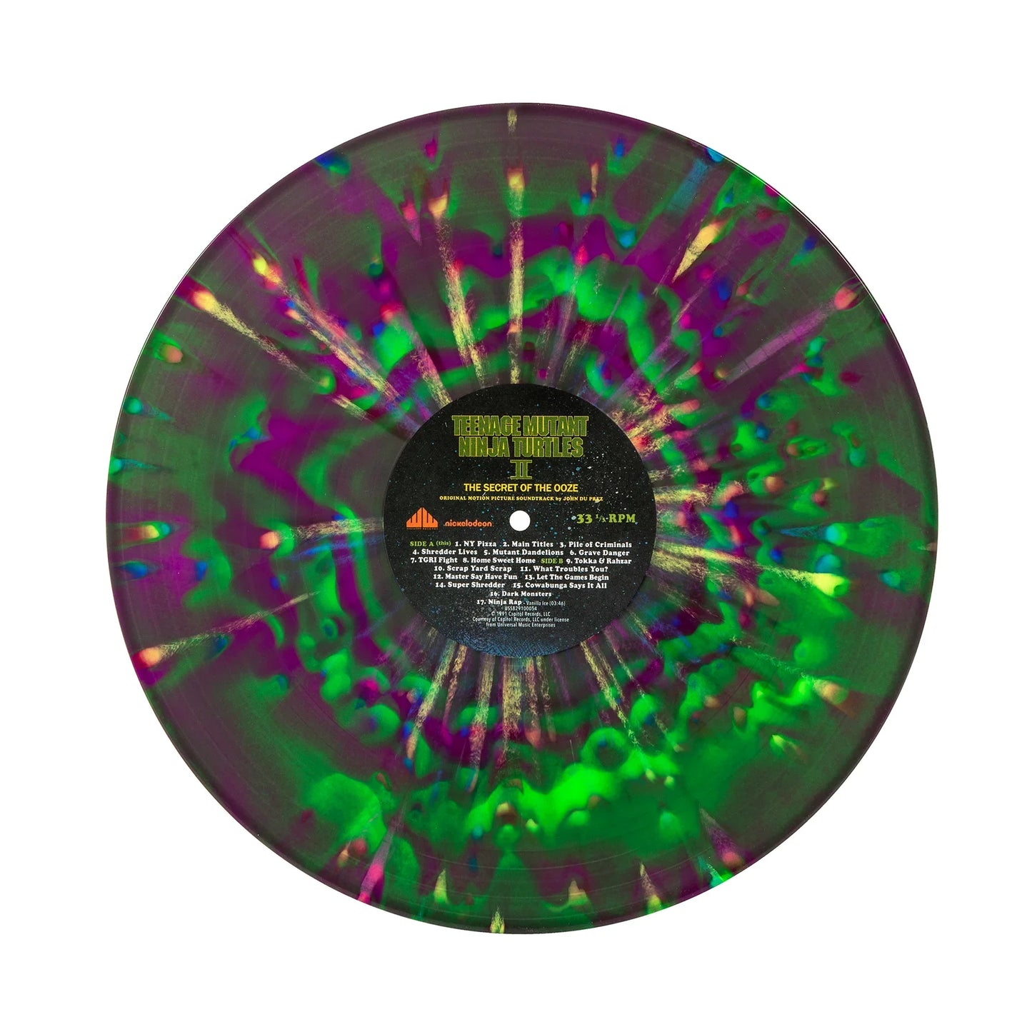 Teenage Mutant Ninja Turtles Part II: The Secret of the Ooze (Limited Edition "Super Shredder & Turtle Brawl" Colored Vinyl)