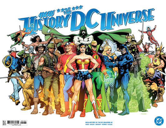 New History Of The Dc Universe #1 (Of 4) E Ryan Sook Wraparound Foil Variant (06/25/2025) Dc