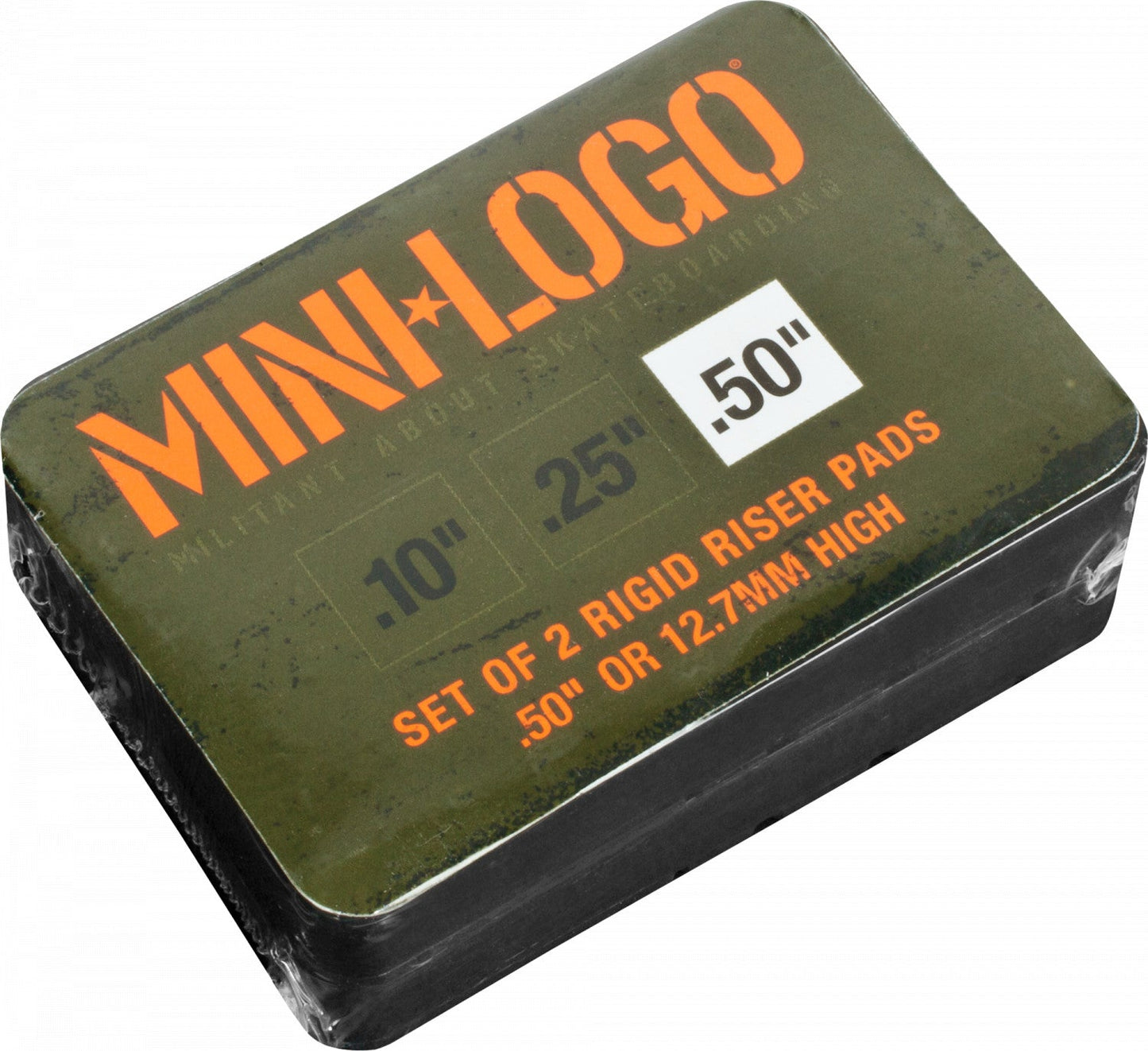 Mini Logo  1/2" Rigid Riser Pads (2PK)