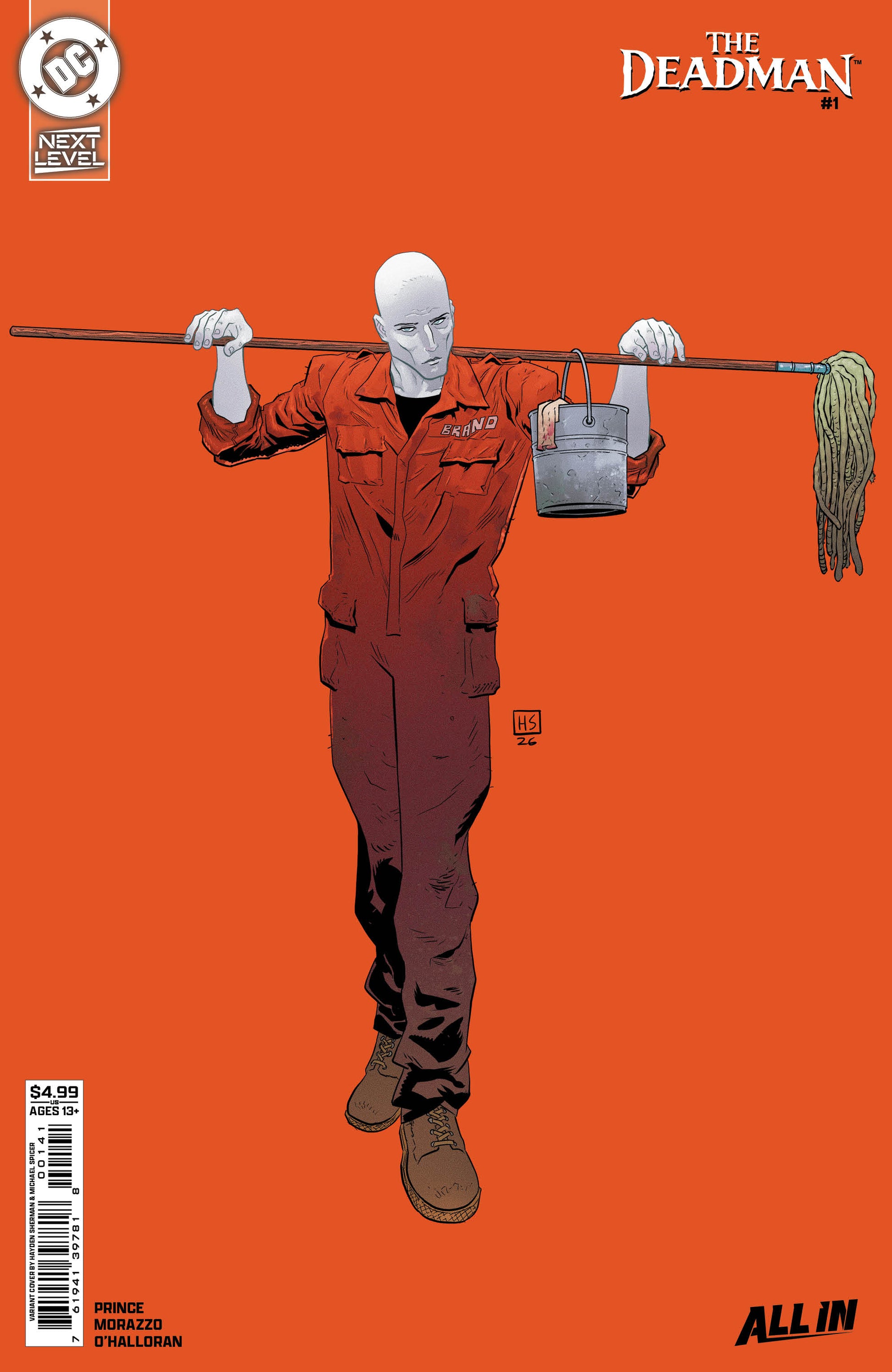 Deadman #1 (Of 6) D Hayden Sherman Next Level Variant (06/03/2026) Dc - Golden Apple Comics