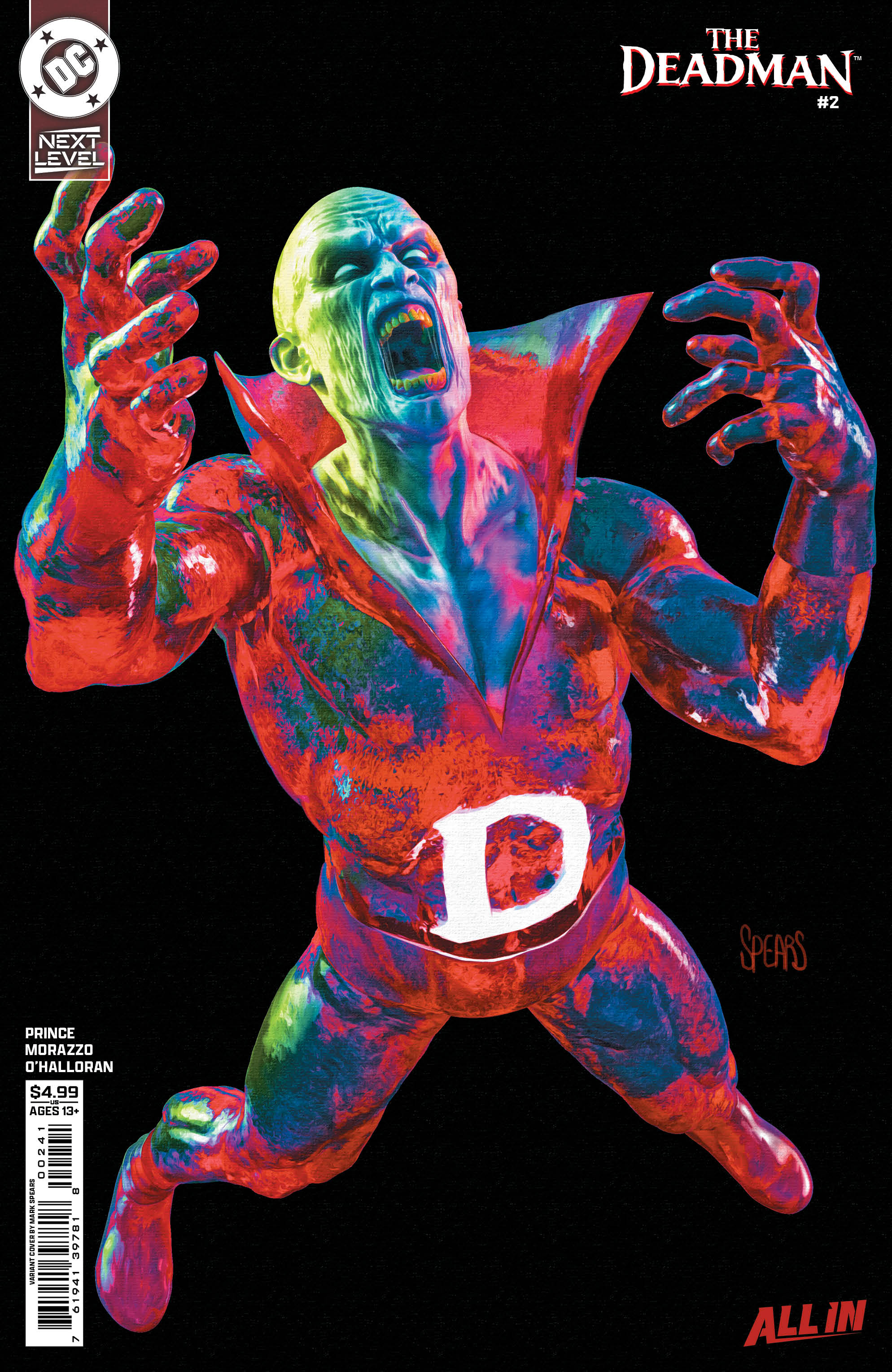 deadman デッドマン in media Deadman #2 (Of 6) D Mark Spears Variant (07/01/2026) Dc