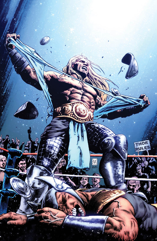 Thor #9 Valerio Gangiordano Virgin Variant WWF WWE Hulk Hogan Wrestling Homage Shirt Rip (11/04/2020) Marvel