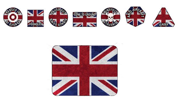Team Yankee: British Token Set - Golden Apple Comics