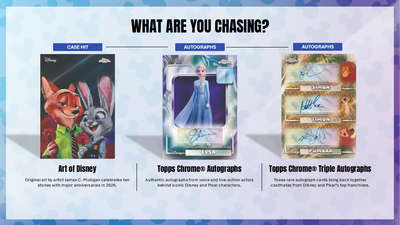 Disney 2026 Topps Chrome Hobby Box (06/17/2026) - Golden Apple Comics