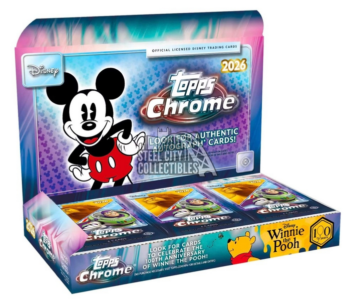 Disney 2026 Topps Chrome Hobby Box (06/17/2026) - Golden Apple Comics