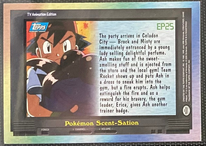 tv animation edition pokemon cards Abra #63 Pokemon TCG: Topps TV Animation