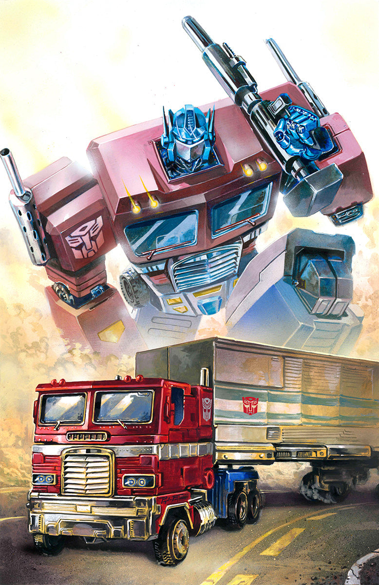 TRANSFORMERS #1 14TH PRINTING PASQUALE FERRARA NYCC EXCLUSIVE VIRGIN VAR (10/28/2026) - Golden Apple Comics