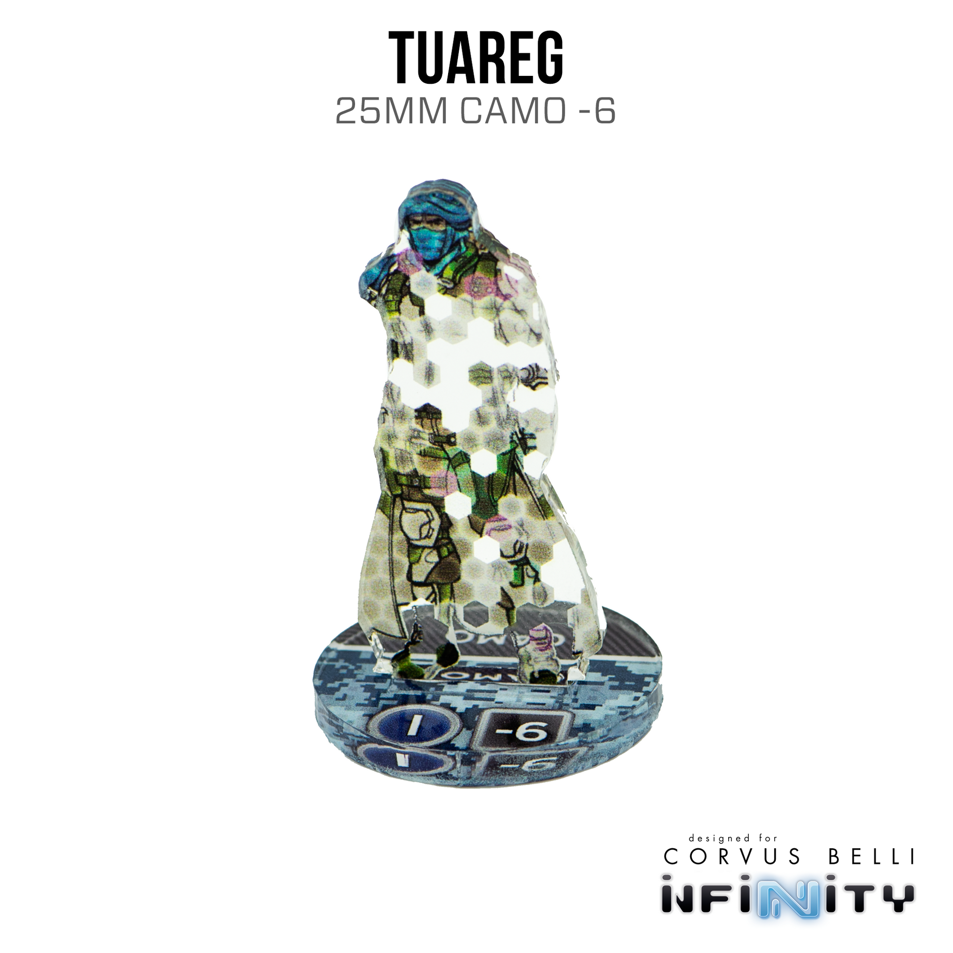 Infinity 3D Markers: Tuareg (25mm Camo -6) - Golden Apple Comics