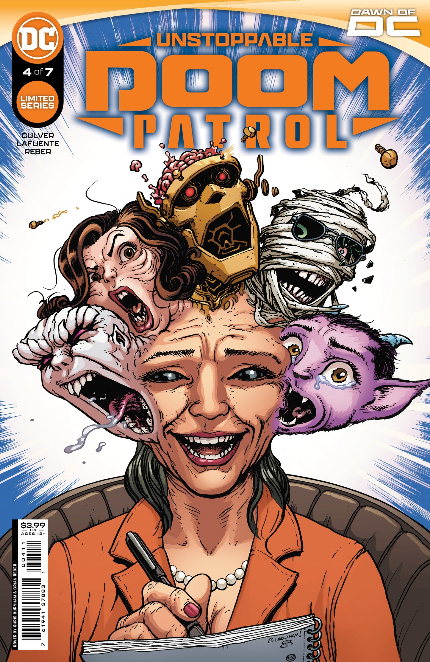 Unstoppable Doom Patrol #4 (Of 6) A Chris Burnham Dennis Culver (06/27/2023) Dc