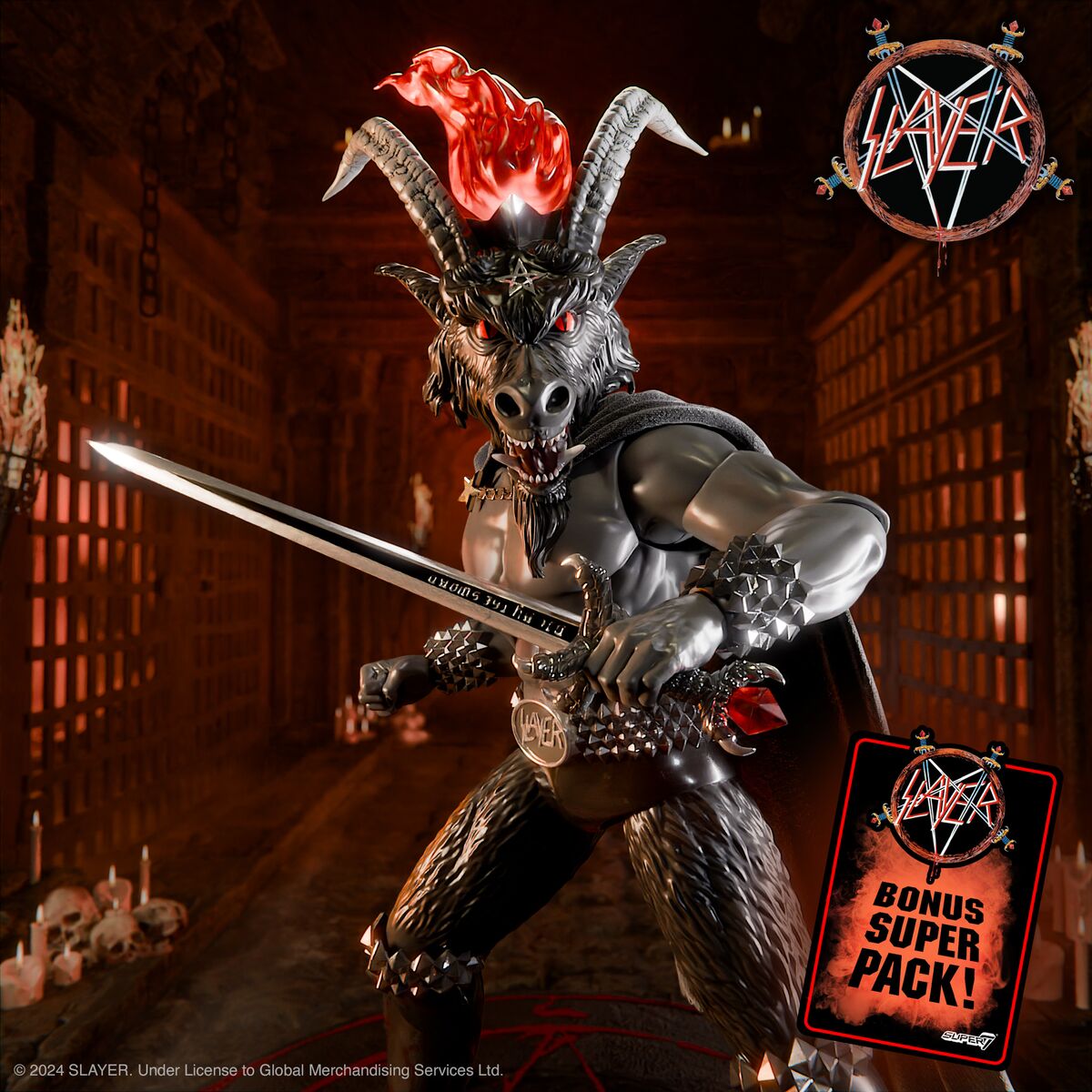 *Pre-Order* Super7 x Slayer Minotaur Black Magic Ultimates Figure