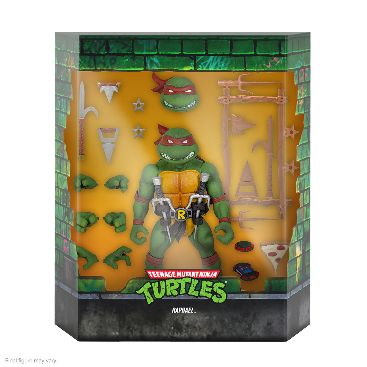 Super7 x Teenage Mutant Ninja Turtles Ultimates Raphael V2 Action Figure TMNT