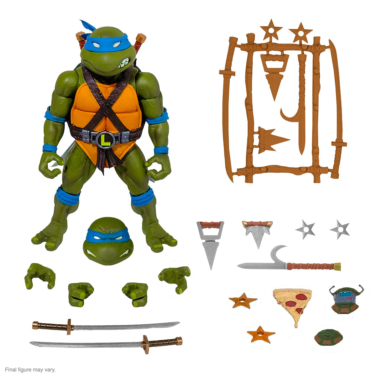 Super7 x Teenage Mutant Ninja Turtles Ultimates Leonardo Wave 2 Action Figure TMNT