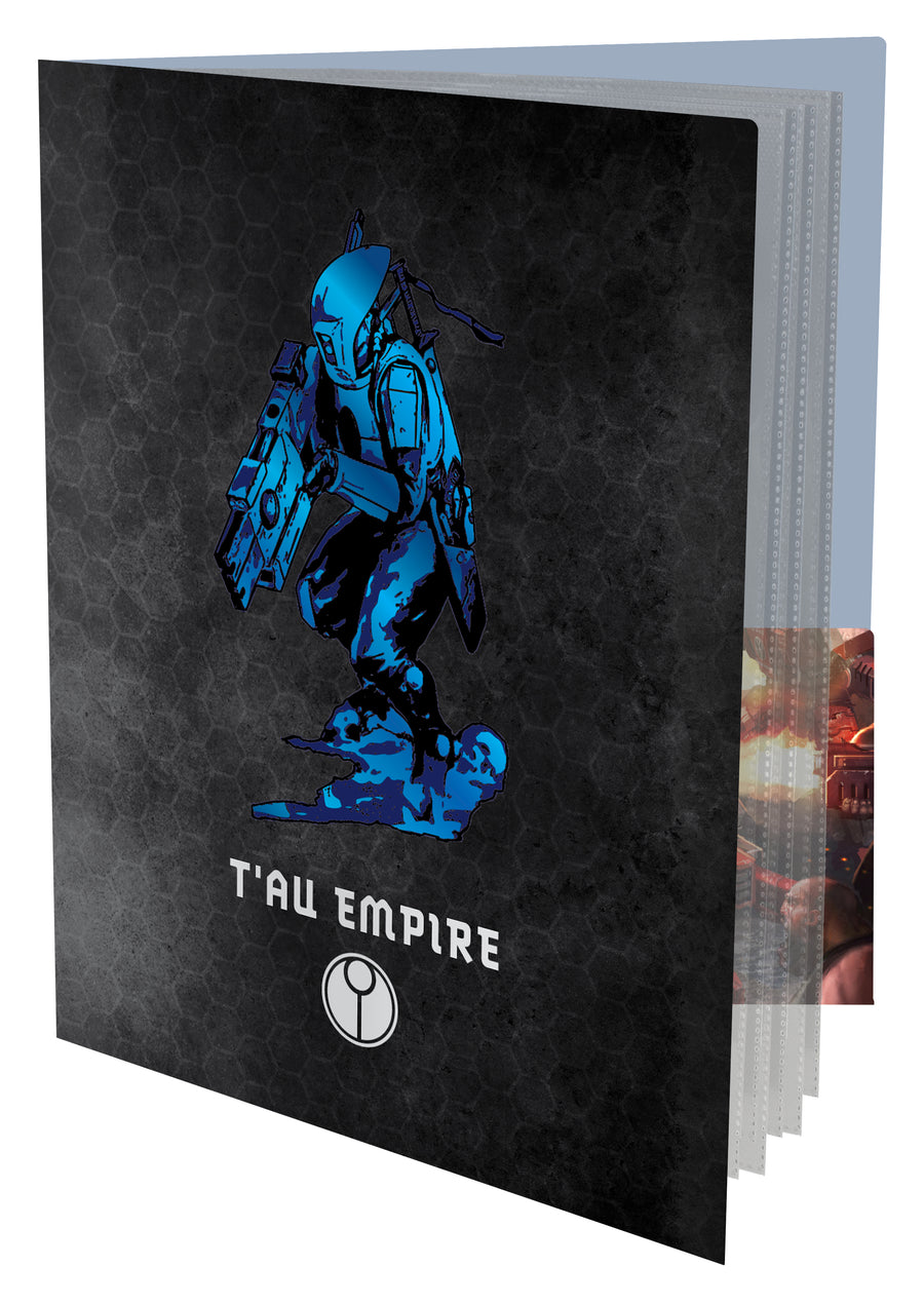 Ultra PRO: Datasheet and Index Card Folio - Warhammer 40,000 - T’au Empire - Golden Apple Comics