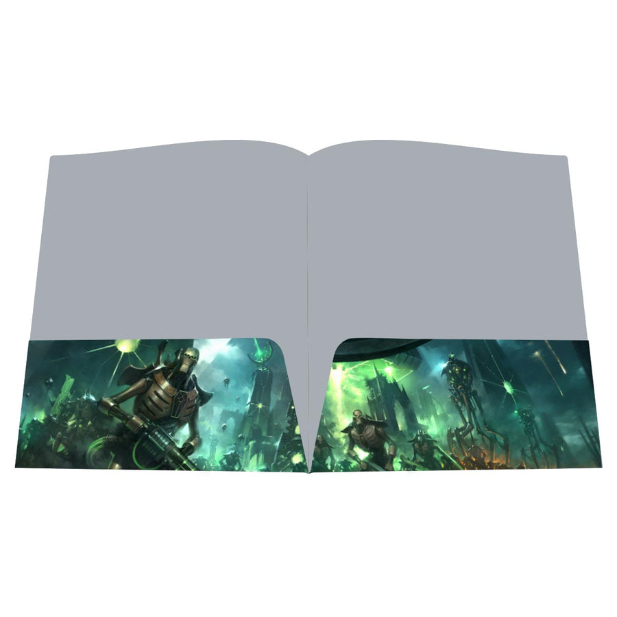 Ultra PRO: Datasheet and Index Card Folio - Warhammer 40,000 - Necrons - Golden Apple Comics