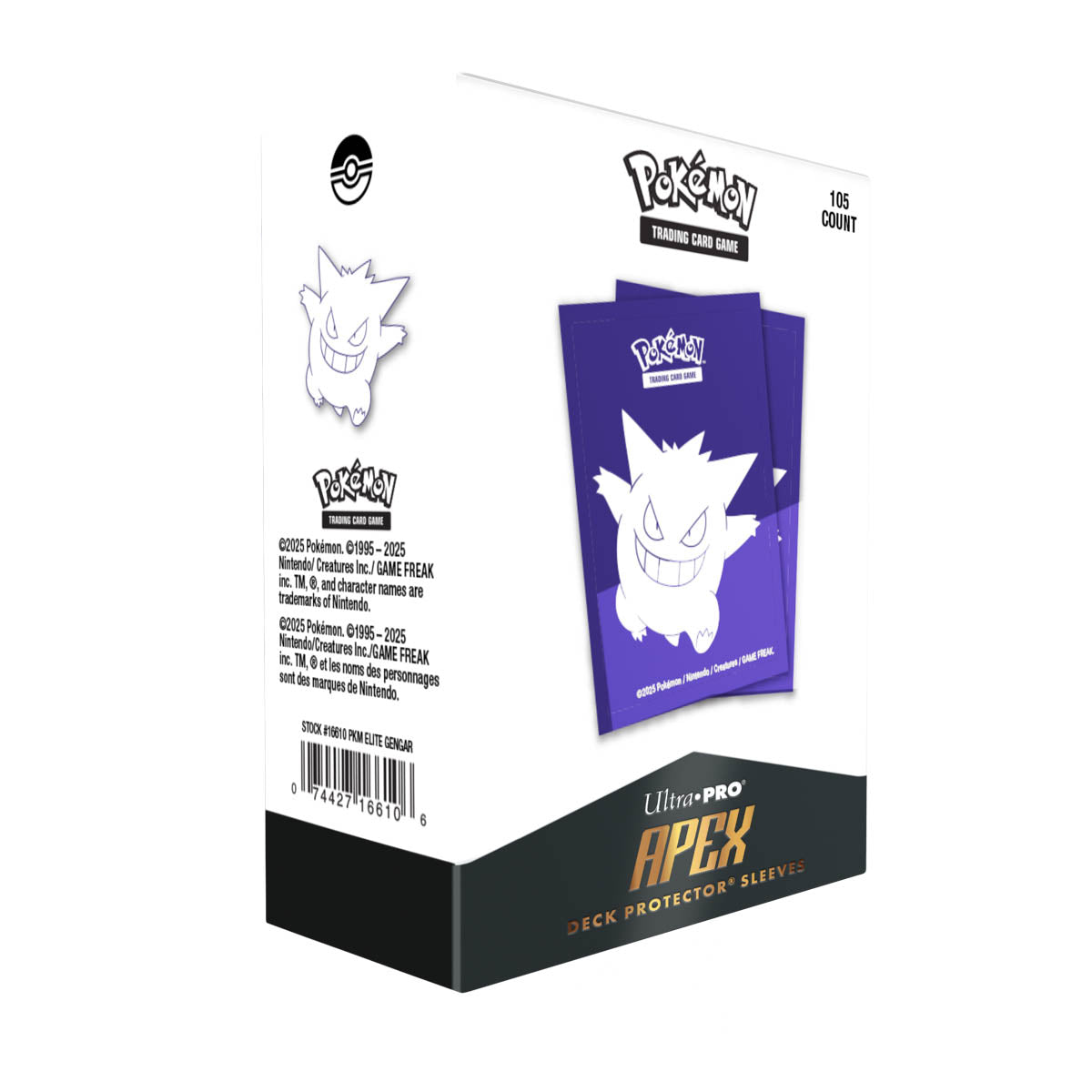 Ultra Pro Apex Sleeves Pokemon Elite Series Gengar