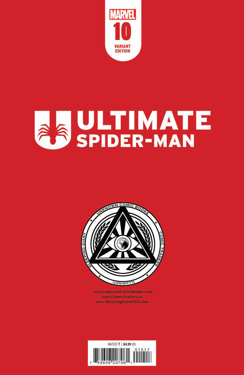 [2 PACK] ULTIMATE SPIDER-MAN #10 UNKNOWN COMICS MIGUEL MERCADO EXCLUSIVE VAR (10/16/2024)