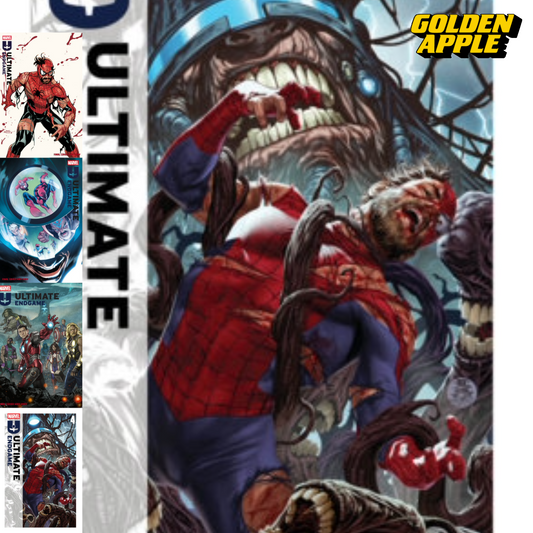 Ultimate Endgame #4 A1 Cover Set Of 5 1:25 1:100 (03/25/2026) Marvel - Golden Apple Comics