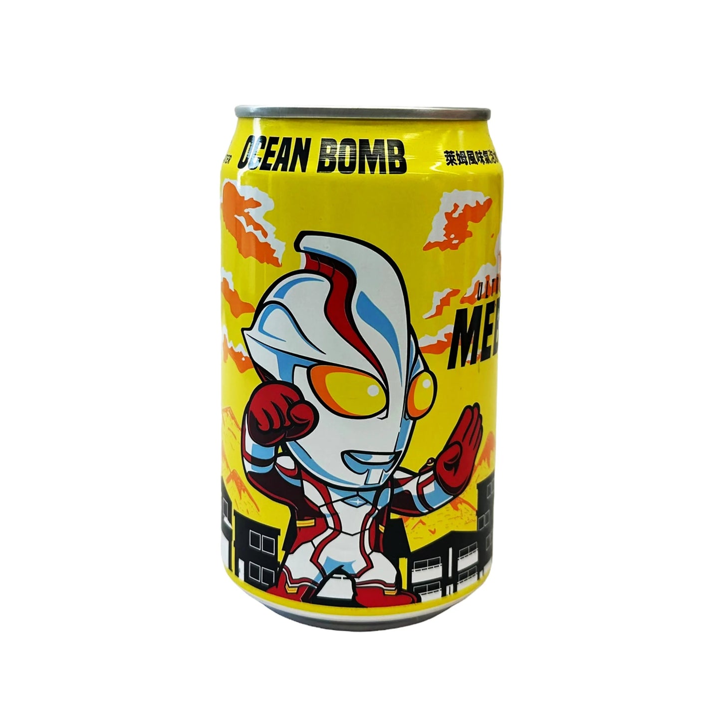 Ultraman Mebius Sparkling Water - Lime Flavor (Taiwan)