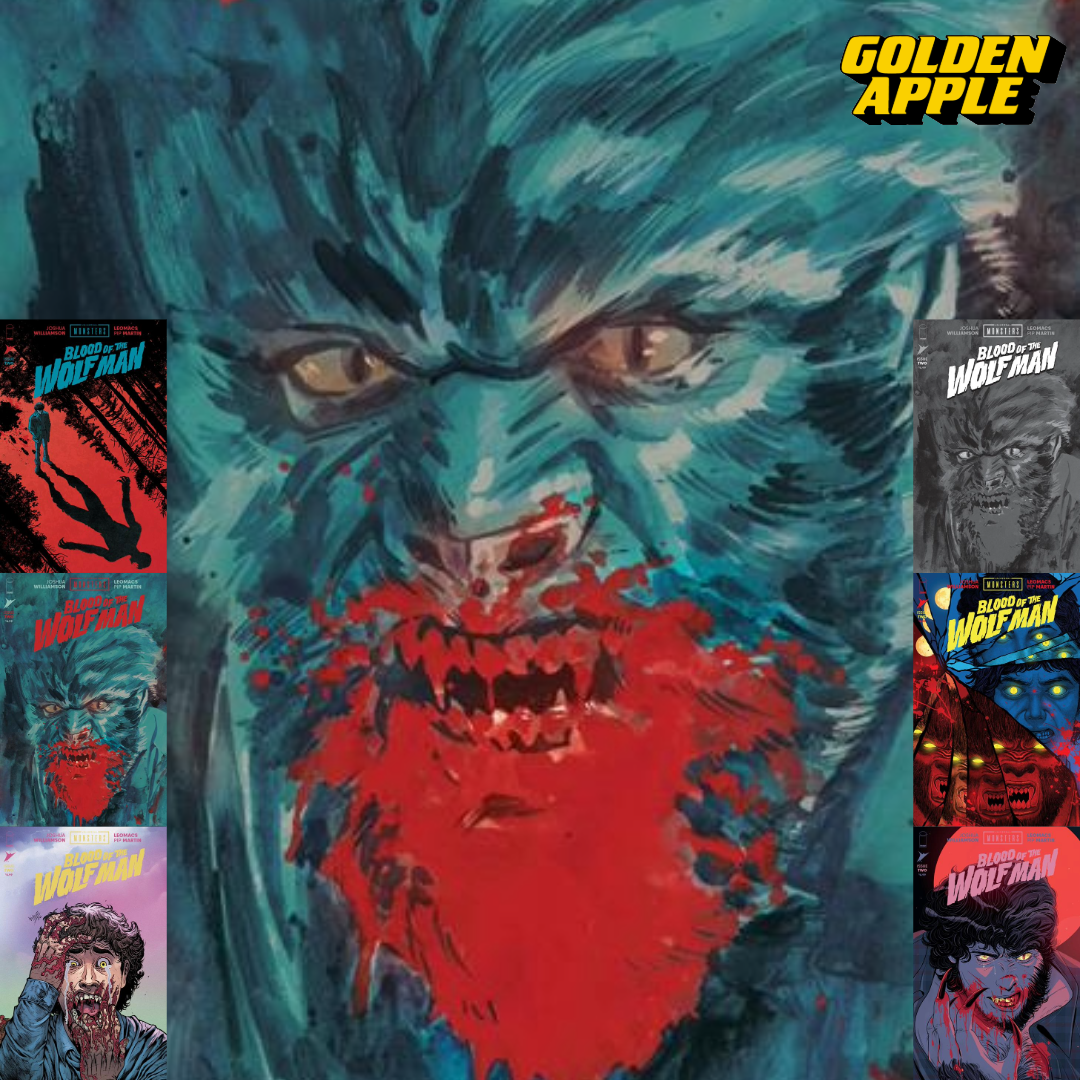 Universal Monsters Blood Of The Wolf Man #2 (Of 4) A1 Cover Set Of 6 1:10 1:25 1:50 1:75 (07/22/2026) Image - Golden Apple Comics
