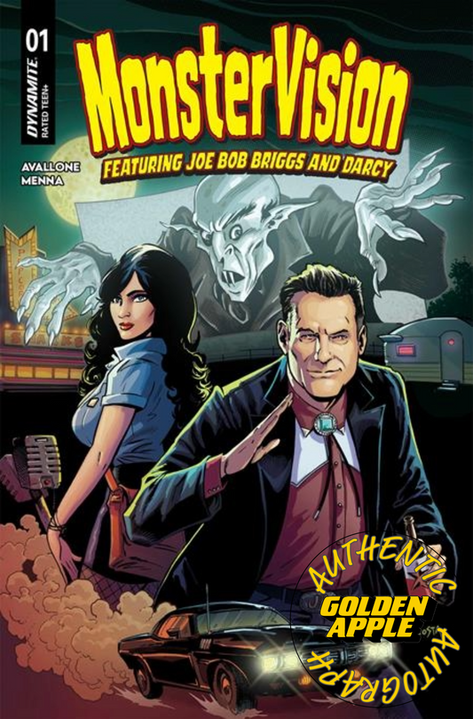 Monstervision Featuring Joe Bob Briggs And Darcy #1 A Dave Acosta SIGNED David Avallone (12/23/2026) Dynamite