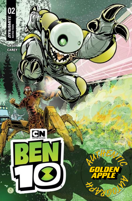 Ben 10 #2 B Duncan Rouleau Variant SIGNED Joe Casey (06/03/2026) Dynamite - Golden Apple Comics