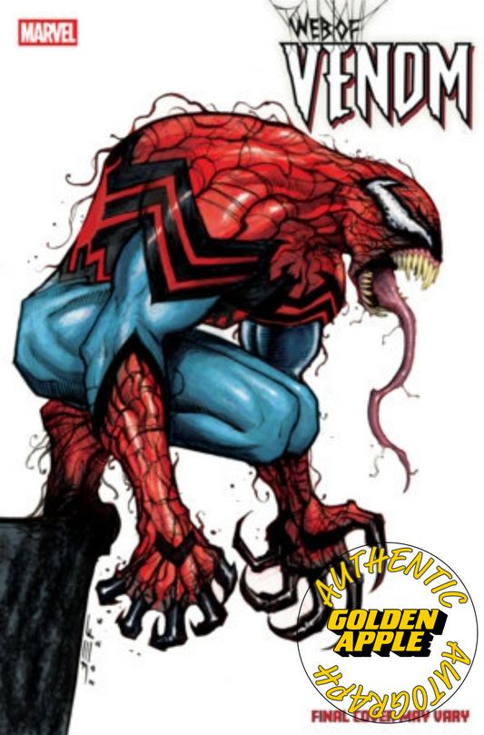 Web Of Venom #1 E Juan Ferreyra Foil Variant SIGNED Jordan Morris (04/08/2026) Marvel - Golden Apple Comics