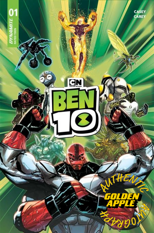 Ben 10 #1 A Robert Carey SIGNED Joe Casey (05/06/2026) Dynamite - Golden Apple Comics