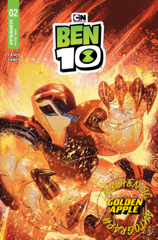 Ben 10 #2 A Robert Carey SIGNED Joe Casey (06/03/2026) Dynamite - Golden Apple Comics