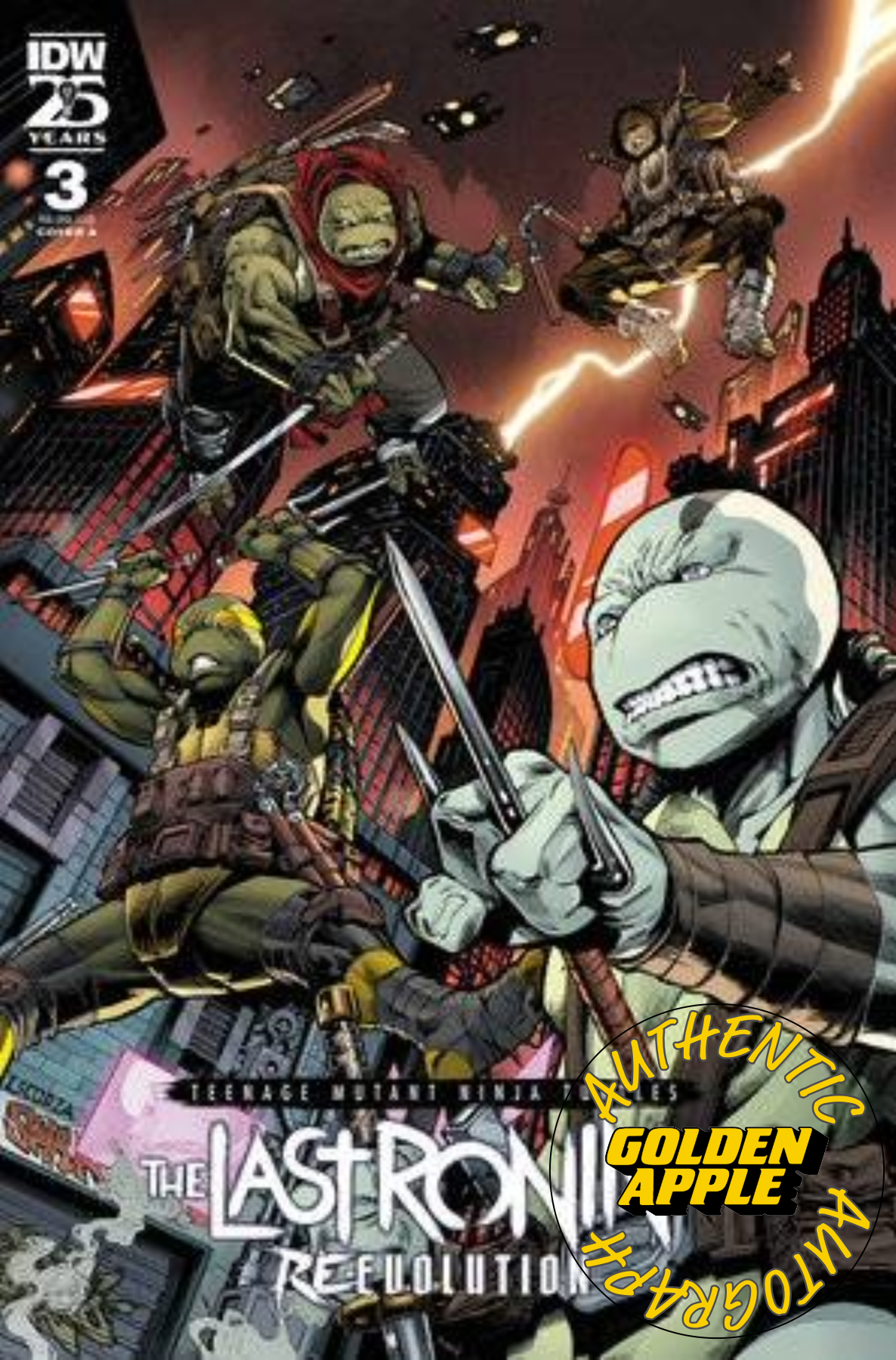 Teenage Mutant Ninja Turtles Last Ronin II Re-Evolution #3 A SIGNED 5x Escorza Bros (10/16/2024) IDW