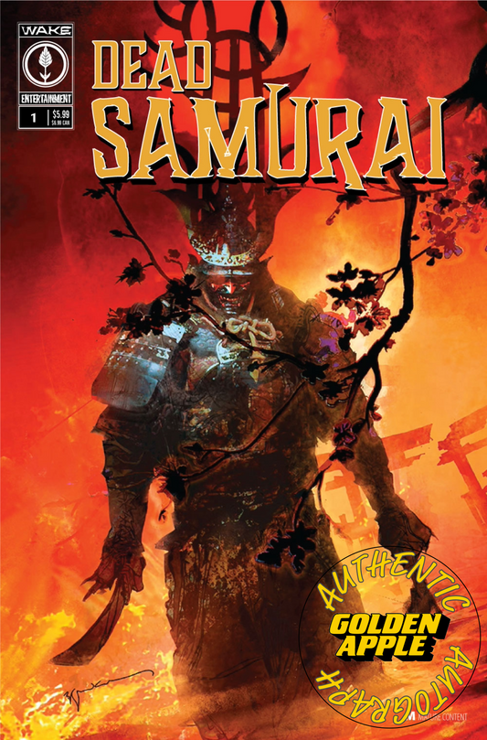 Dead Samurai #1 A Bill Sienkiewicz (10/09/2024) Wake SIGNED John Dolmayan