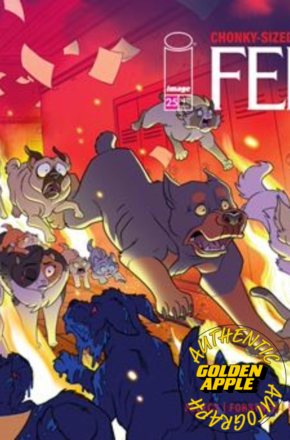Feral #25 A Trish Forstner Wraparound SIGNED Tony Fleecs (07/29/2026) Image - Golden Apple Comics