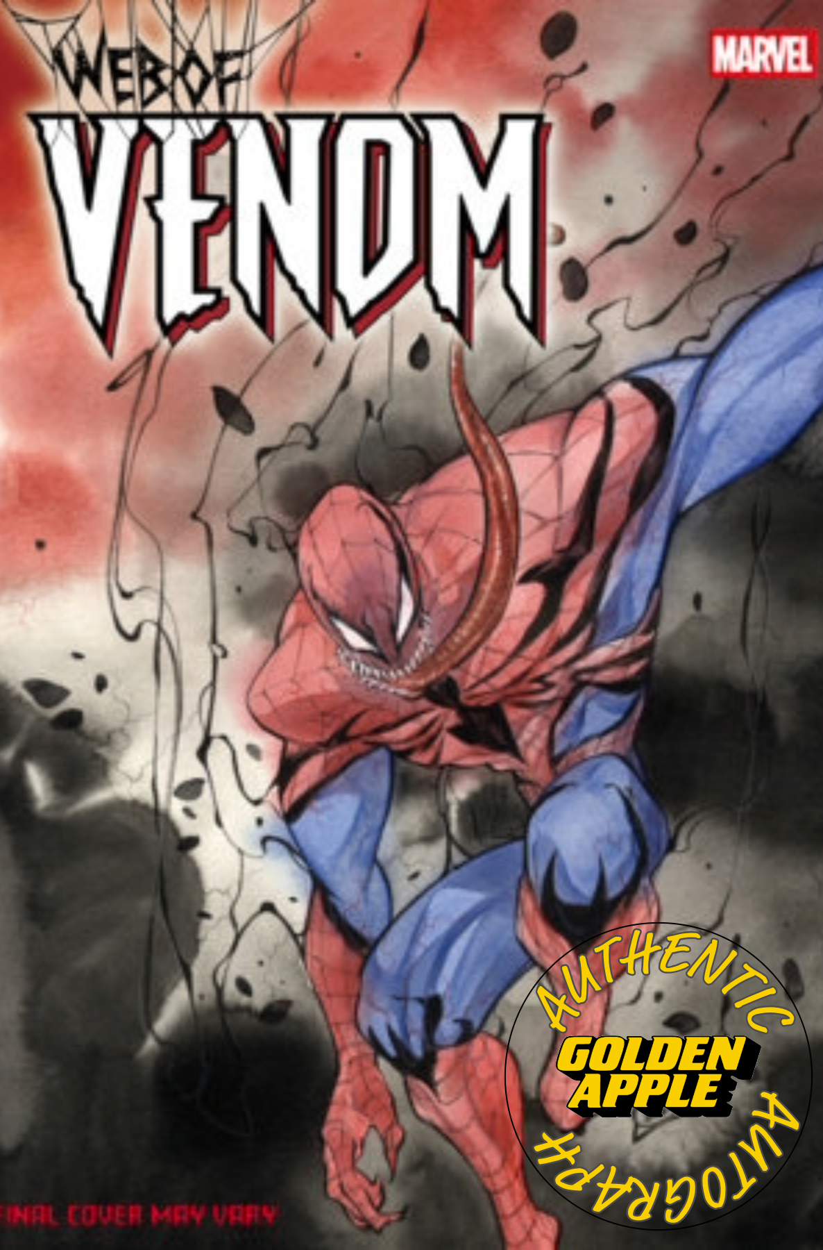 Web Of Venom #1 D Peach Momoko SIGNED Jordan Morris (04/08/2026) Marvel