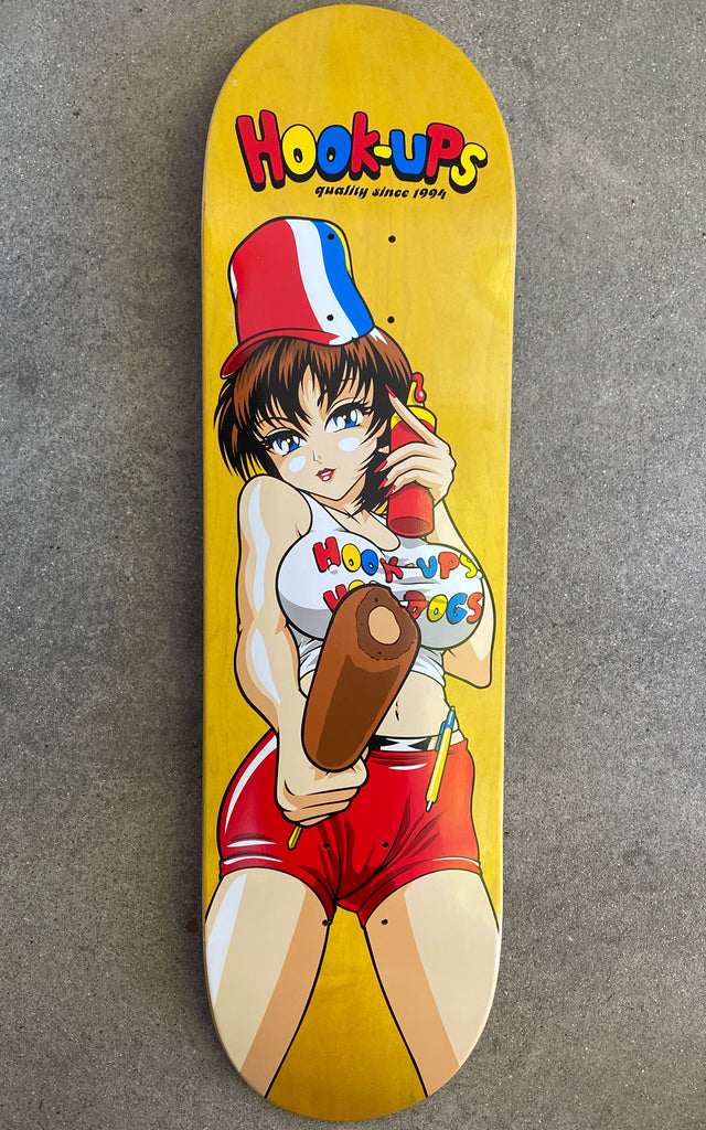 Hook Ups Hot Dogs 8.5" Skateboard Deck