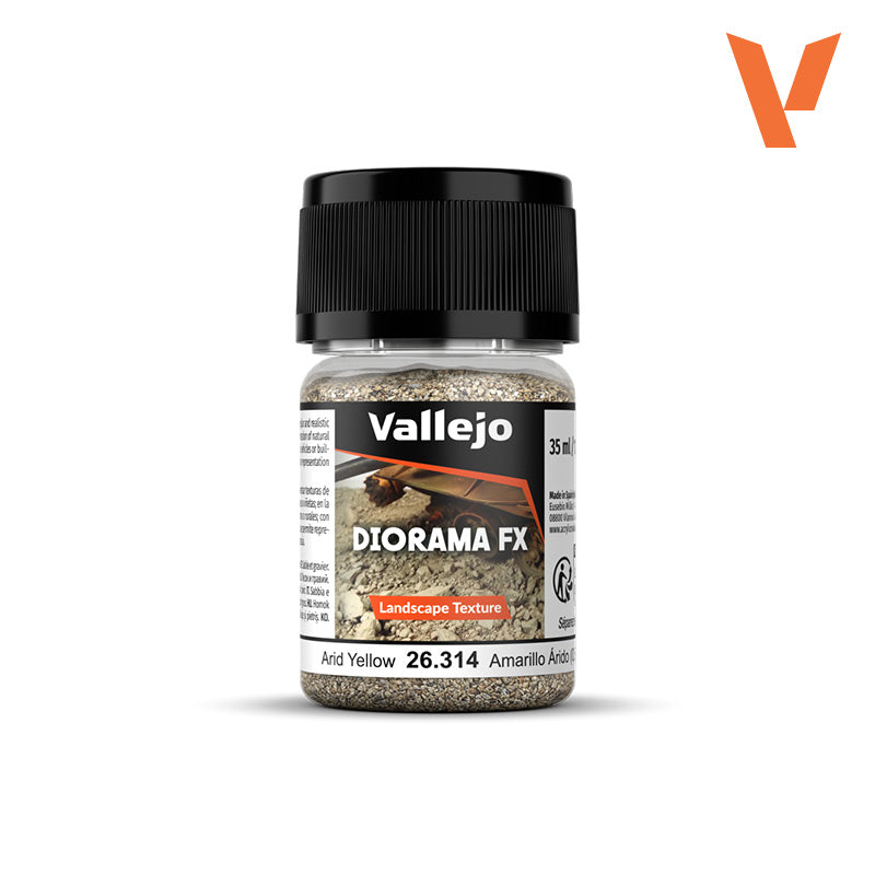 Vallejo Diorama FX: Landscape Texture - Arid Yellow - 0.5-2 mm