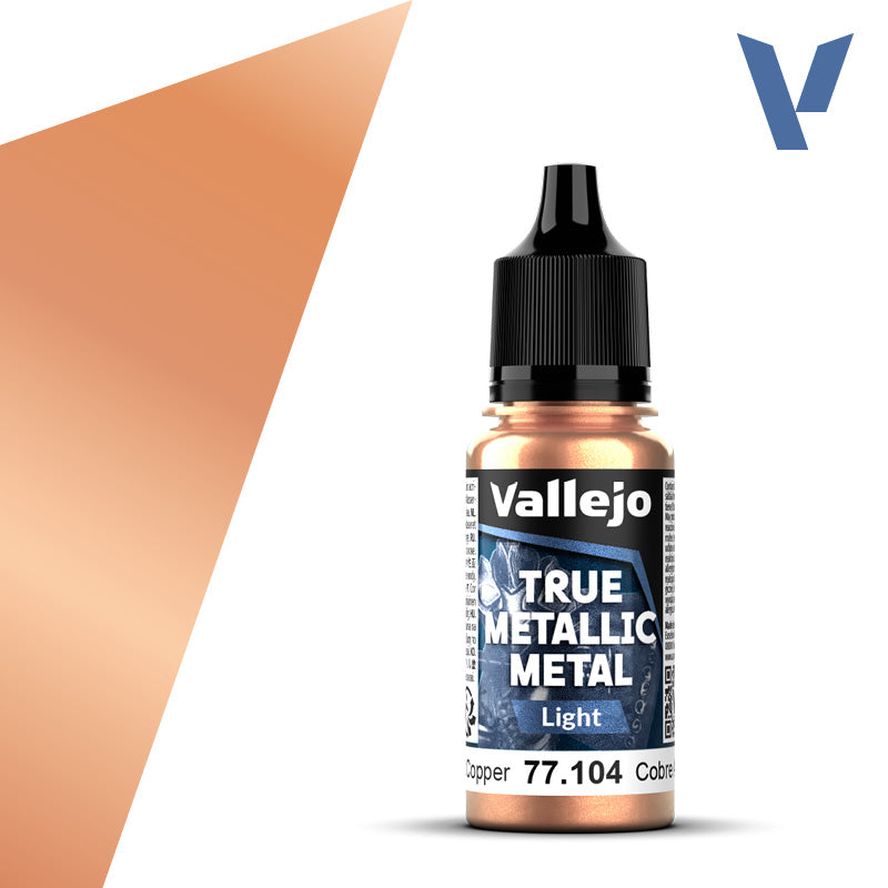 Vallejo True Metallic Metal: Ancient Copper - Light (18 ml) - Golden Apple Comics