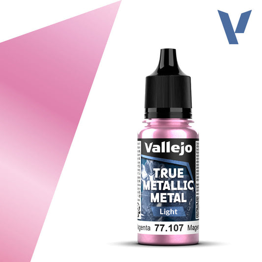 Vallejo True Metallic Metal: Crimson Magenta - Light (18 ml) - Golden Apple Comics