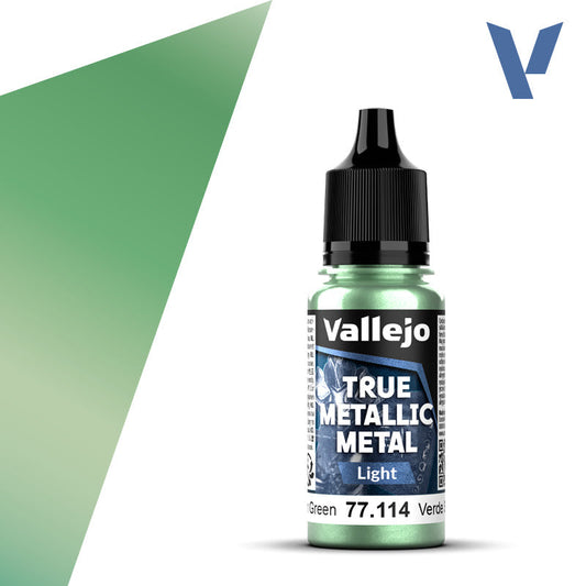 Vallejo True Metallic Metal: Dusken Green - Light (18 ml) - Golden Apple Comics