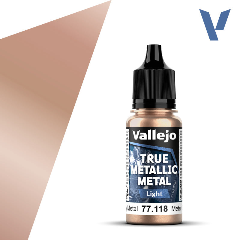 Vallejo True Metallic Metal: Rusty Metal - Light (18 ml) - Golden Apple Comics