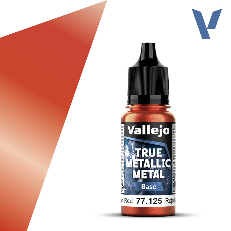 Vallejo True Metallic Metal: Forged Red - Base (18 ml) - Golden Apple Comics