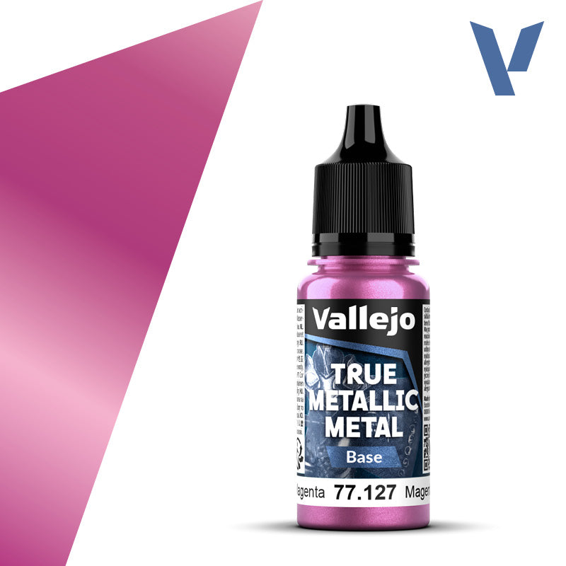 Vallejo True Metallic Metal: Crimson Magenta - Base (18 ml) - Golden Apple Comics