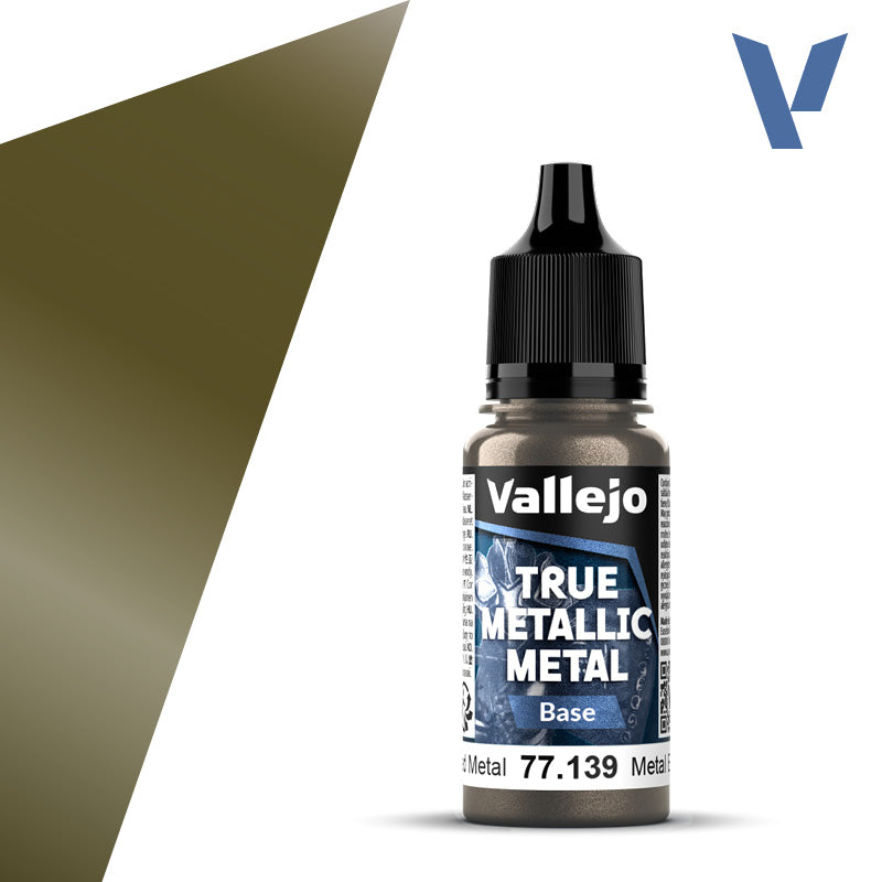 Vallejo True Metallic Metal: Aged Metal - Base (18 ml) - Golden Apple Comics