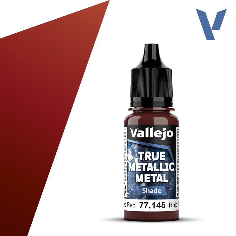 Vallejo True Metallic Metal: Forged Red - Shade (18 ml) - Golden Apple Comics