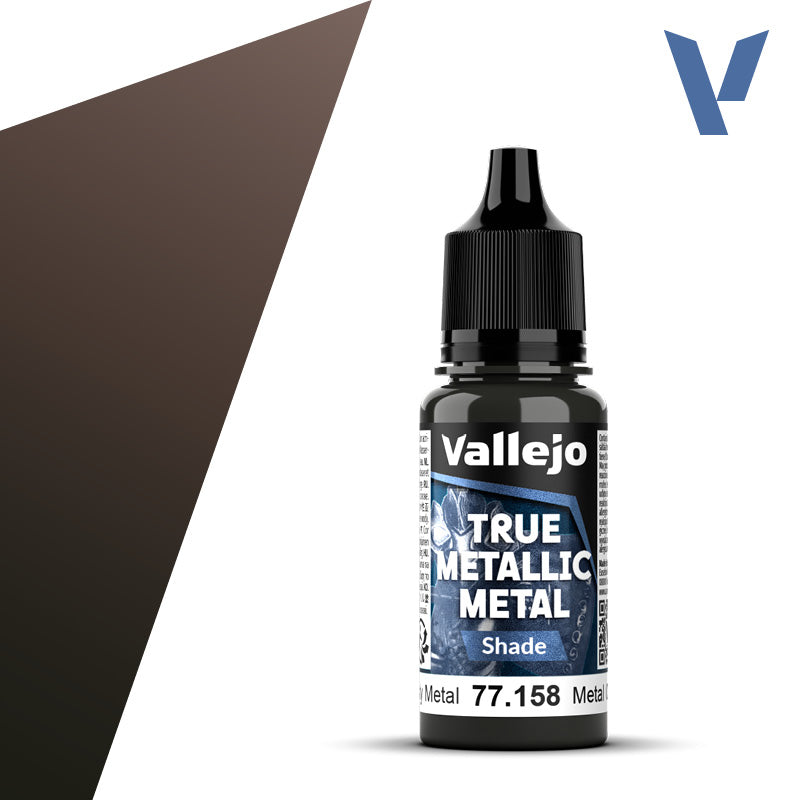 Vallejo True Metallic Metal: Rusty Metal - Shade (18 ml) - Golden Apple Comics