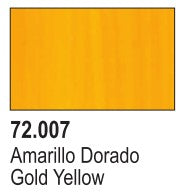 Vallejo 72007 18ml Bottle Gold Yellow Game Color (6/Bx)