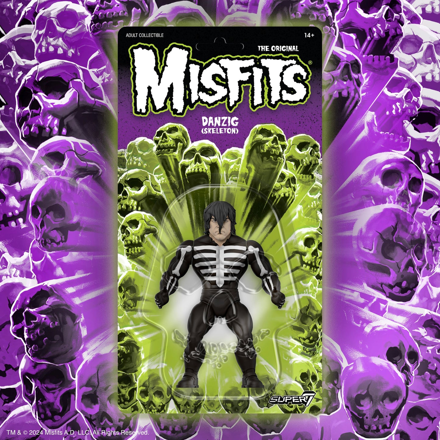 *Pre-Order* Super7 x Misfits - Skeleton Danzig 5.5" Action Figure