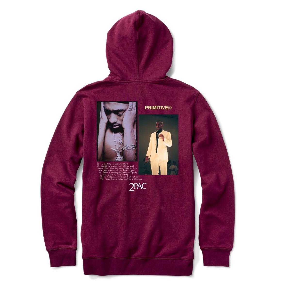 Primitive x Tupac Shakur Voice Pullover Hooded Sweatshirt