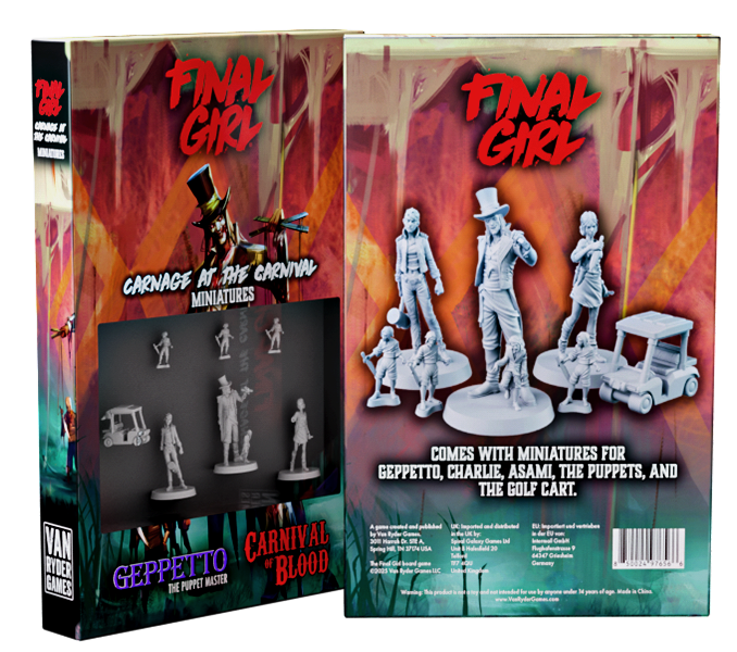 Final Girl: Carnage at the Carnival - Miniatures - Golden Apple Comics