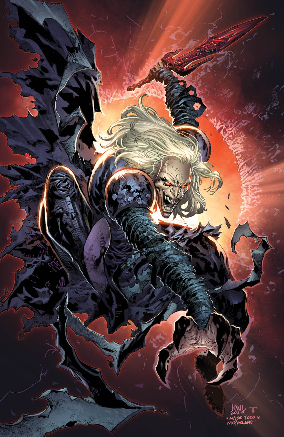 Venom #30 Ken Lashley Knull Amazing Spider-Man 300 Homage Virgin (11/18/2020) Marvel