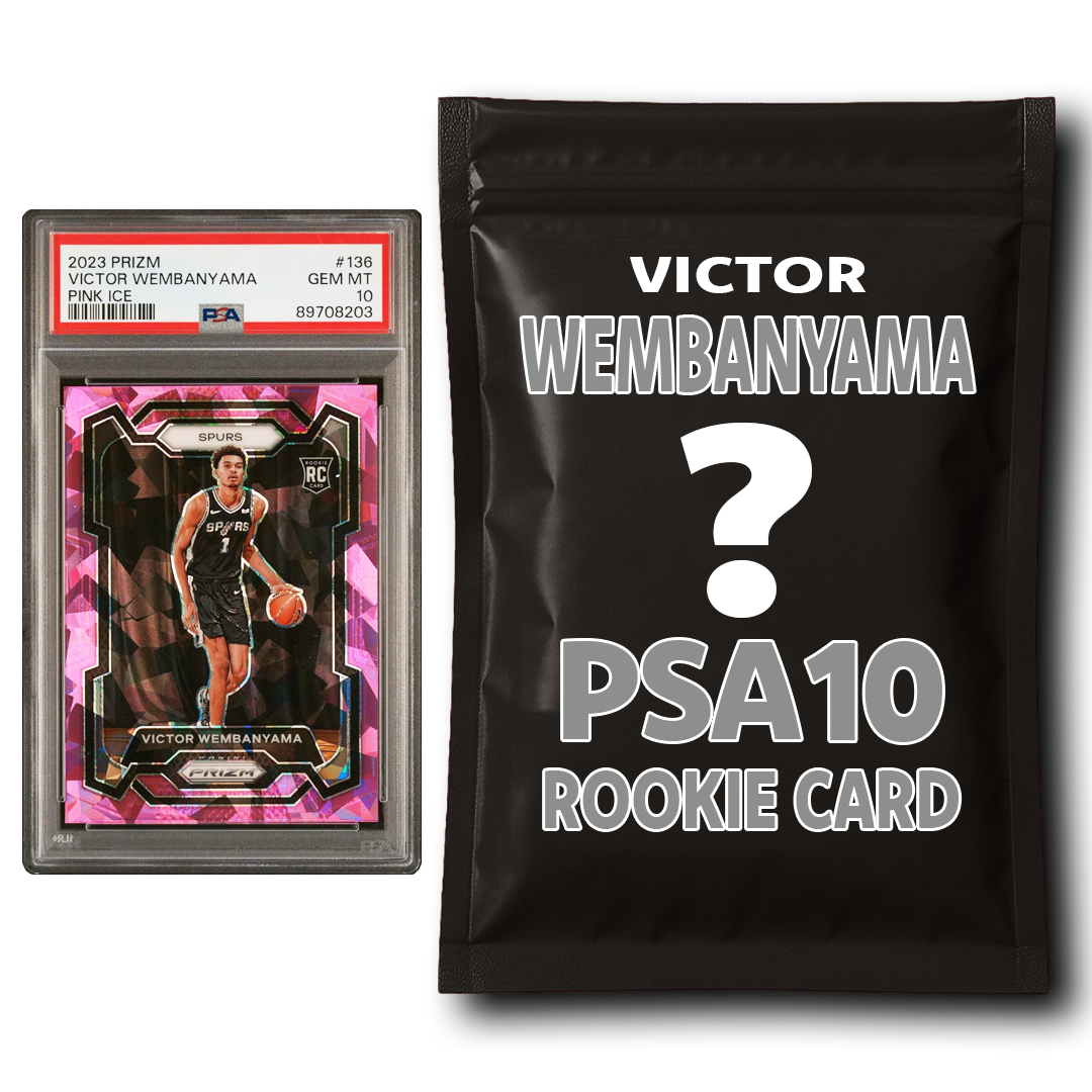 victor wembanyama graded rookie card Victor Wembanyama PSA 10 Graded Rookie Basketball Card Mystery Pack